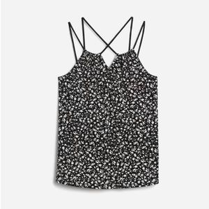 Crisscross Spaghetti Strap Knit Tank